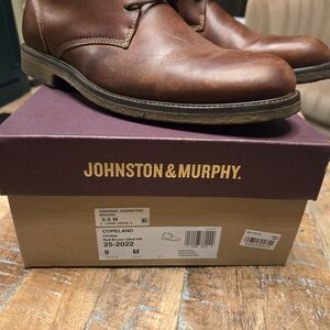 Johnston & Murphy Men's Brown Leather Shoes